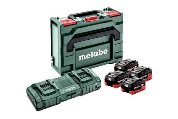 METABO. BATTERI 18V 8,0Ah LIHD x4+LADDNING.