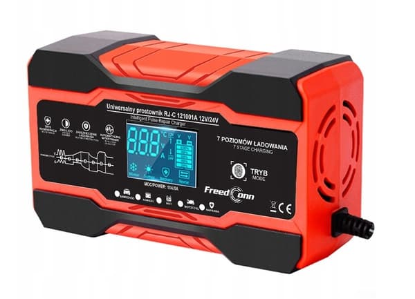 Batterioplader RJ Tianye RJ-C 121001A 12V, 10A / 24V 5A