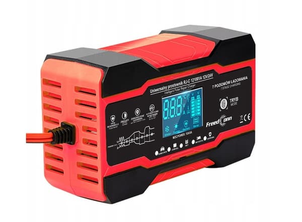 Batterioplader RJ Tianye RJ-C 121001A 12V, 10A / 24V 5A
