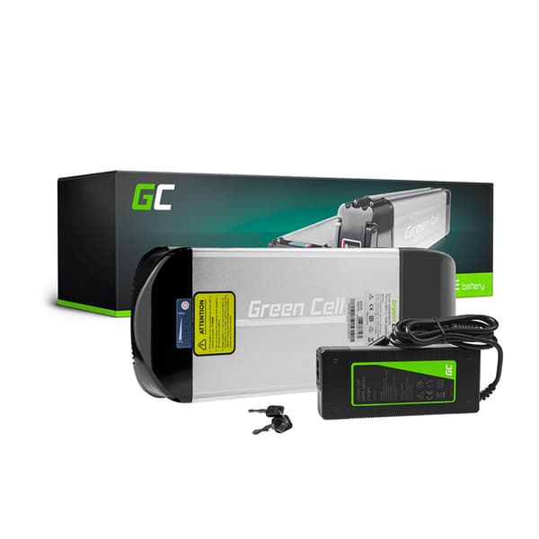 GreenCell-Sähköpyöränakkulaturilla36V15Ah540WhLi-Ion5,5x2,1mm