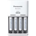 Miniatyrbild 1 av 3: NiMH-laddarblock med Panasonic Basic BQ-CC51-batterier + 4x eneloop AAA