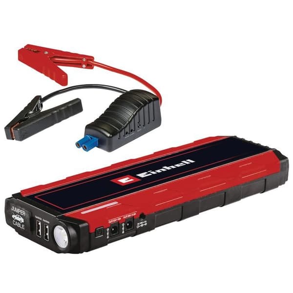 Einhell energistation - Startbooster CE-JS 18 (12 V, Pik: 600 A, Laddningstid: 6h) Svart, Röd