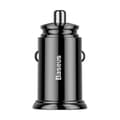 Miniatyrbild 4 av 6: Baseus Dual USB Typ C billaddare 30W USB 3.0 Quick Charge 4.0 3.0 för Samsung Huawei Super Charging