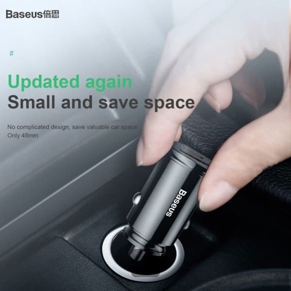 Baseus Dual USB Typ C billaddare 30W USB 3.0 Quick Charge 4.0 3.0 för Samsung Huawei Super Charging