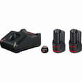 Miniatyrbild 1 av 4: Pack med 2 GBA-batterier 12V 3.0Ah + laddare GAL 12V-40 - BOSCH - 1600A019RD