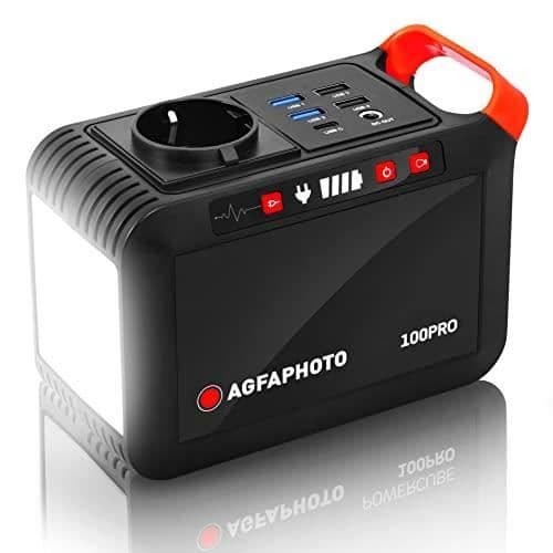 AGFAPHOTO PPS100PRO POWERSTATION LI-ION SVART, ROT 717-854700