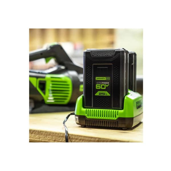 Snabbladdare - GREENWORKS - G60x2UC6 - 60V - 6,0Ah - Dubbelport