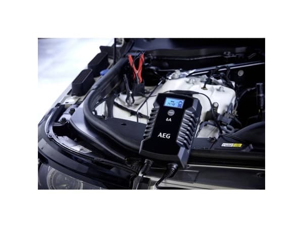 AEG Automatisk likeretter med mikroprosessor AEG LD6 6/12V, 6A