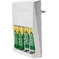 Miniatyrbild 4 av 4: Laddare - VARTA - Plug-laddare - Vit - 4 uppladdningar - 2100 mAh