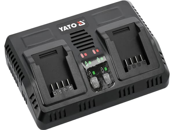 YATO DOBBELTOPLADER 18V 2.2A