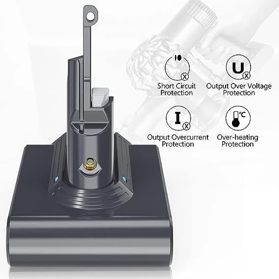 Batteri kompatibelt med Dyson V7 modeller, 21,6V, 2000mAh, 43,2Wh