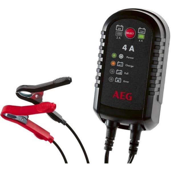 Batterioplader - AEG - 5183 - 4000 mA - Op til 75 Ah - 230V