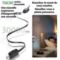 Miniatyrbild 3 av 4: INN Externbatteri 10000mAh snabb laddning tvåvägs 22W inkluderar 70cm laddningskabel inbyggd krok fallskydd