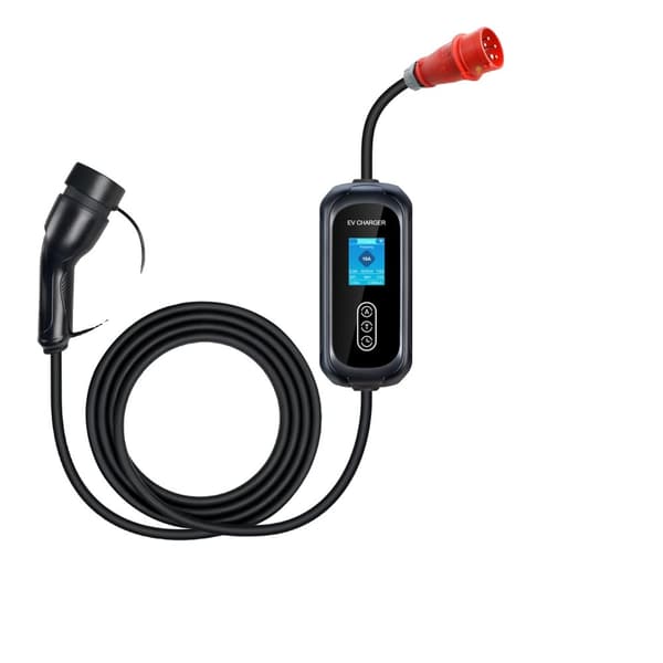 Kannettava sähköauton laturi, säädettävät virrankestot, IP67 säänkestävä,Sovellus 11kw tyyppi2