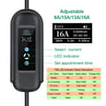 Pikkukuva 2 / 4: Kannettava sähköauton laturi, 11 kW teho, säädettävä virta,TYyppi2