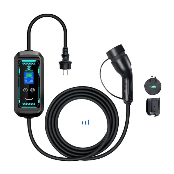 Kannettava sähköauton laturi, älykäs WiFi-ohjaus, 3.6 kW teho kapasiteetti,TYYPE2, 3.6KW APP-5M