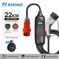 Pikkukuva 2 / 2: EV-kannettava laturi, 22 kW, IEC62196-2, 5 m kaapeli,22KW 32A 3Vaihe, TYYPE2