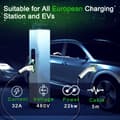 Miniatyrbillede 4 af 4: Type 2 EV-ladekabel, 22KW hurtigladning, 5 meter længde, vejrbestandig