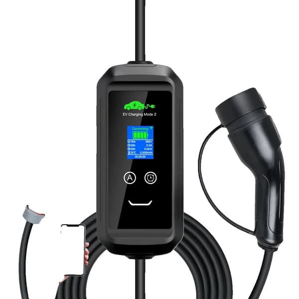 Kannettava sähköauton laturi, 11 kW teho, 7 m pituus,TYYPE2, F2-T2-11KW-APP-7M