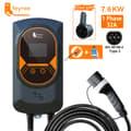 Miniatyrbillede 2 af 2: EV-ladestation, 22KW strøm, smart app-kontrol,TYPE2, 7,6 kW 32A 1 fase