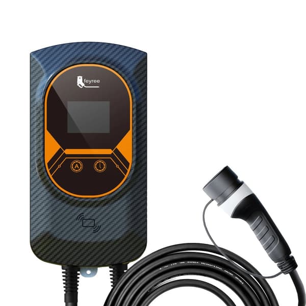 EV-ladestation, 22KW strøm, smart app-kontrol,11KW 16A 3 fase, TYPE2