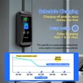 Miniatyrbillede 2 af 4: Bærbar EV-lader, 3,6 kW effekt, justerbar strøm, 10 m kabel længde,T2 3.6KW APP 10M