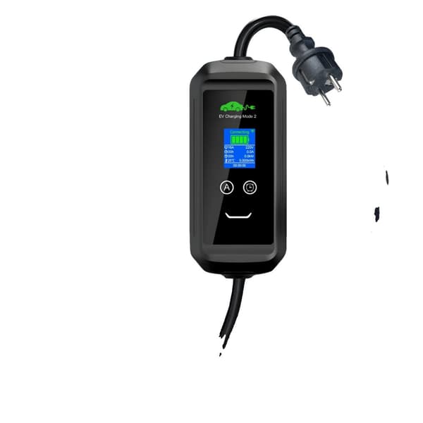 Bærbar EV-lader, 3,6 kW effekt, justerbar strøm, 10 m kabel længde,T2 3.6KW APP 10M