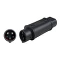 Miniatyrbillede 1 af 2: EV-adapter, Type 2 til Type 1, 32A, IP55 vurdering,Type2 til Type1