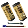 Pikkukuva 1 / 2: Lipo-akku, 15.2V, 6500mAh, 140C,2PCS4S 6500 EC5 5mm