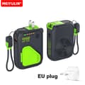 Miniatyrbillede 2 af 2: Trådløs Power Bank, Indbyggede Kabler, Hurtig Opladning,Sort EU, 20000mah
