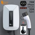 Miniatyrbillede 2 af 2: EV-lader, 7KW effektudgang, 32A strømvurdering,type2 7KW 32A