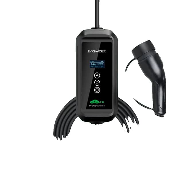 Kannettava sähköauton laturi, 11 kW teho, 10 m pituus,TYYPE2, F1B-T2-11KW-10M