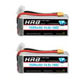 Miniatyrbillede 1 af 2: HRB RC Lipo-batteri, 14,8V 1500mAh, 100C ydeevne,4s 1500 mah XT60 2PC