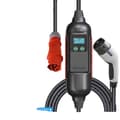 Pikkukuva 1 / 2: Khons EV-laturi, 22 kW teho, säädettävä 6A-32A virta,TYYPE2, 22KW ja sovitin