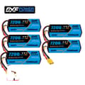 Pikkukuva 1 / 2: DXF Lipo-akku, 7200mAh, 11.1V 80C,5PCS3S720080CXT90