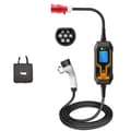 Pikkukuva 1 / 2: Kannettava sähköauton laturi, 11 kW teho, 16 A virta,11KW 5m EI Adaptor, TYYPE2