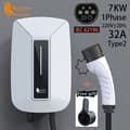Pikkukuva 2 / 2: Sähköauton latauslaite, 32A nopea lataus, seinäasennus, tyyppi2 7KW 32A