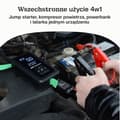 Miniatyrbild 3 av 5: Grön Cell - PowerBoost Air, nödstarter, ficklampa, externbatteri med kompressor 8 000 mAh 1 000 A