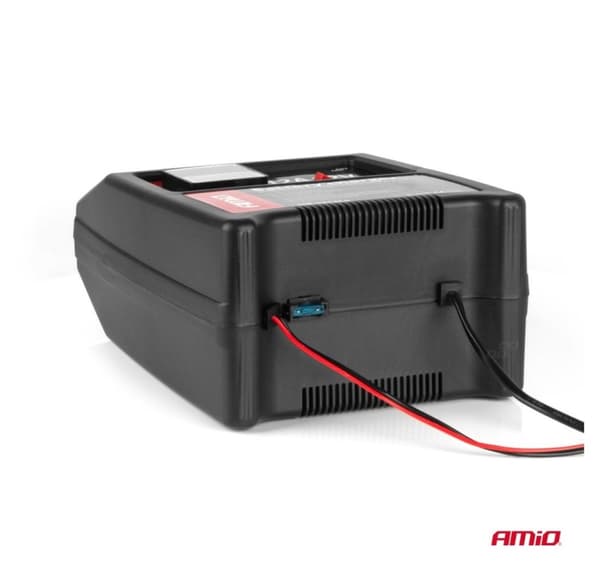 Batterioplader 12V, 12A, display