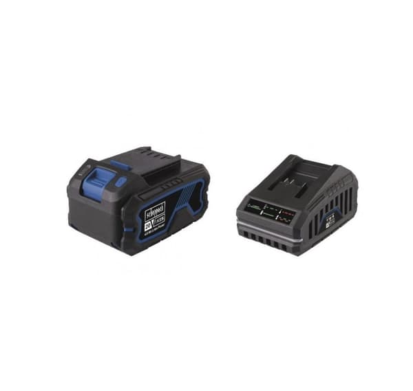 Set SBSK4.0 Starterkit 2: 4,0Ah batteri + 2,4A laddare, Scheppach