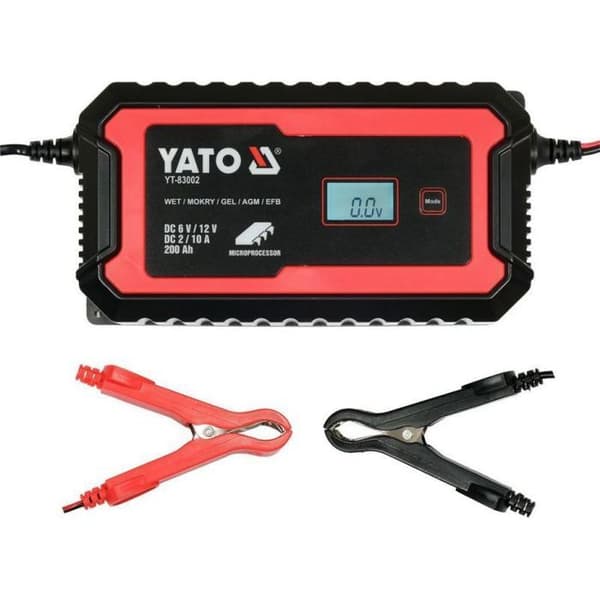 Batteriladdare Yato - YT-83002 - ELEKTRONISK VRAKNING YT 6 V/2 A, 12 V/10 A
