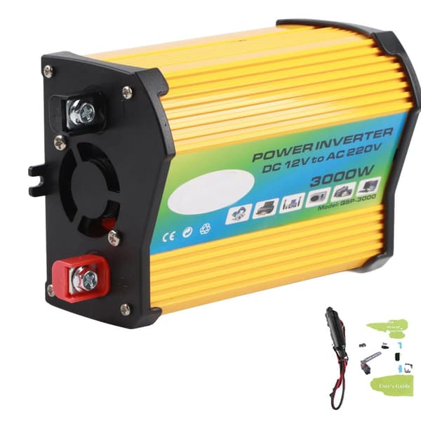 Autoinvertteri, 300W Teho, Kaksi USB-porttia