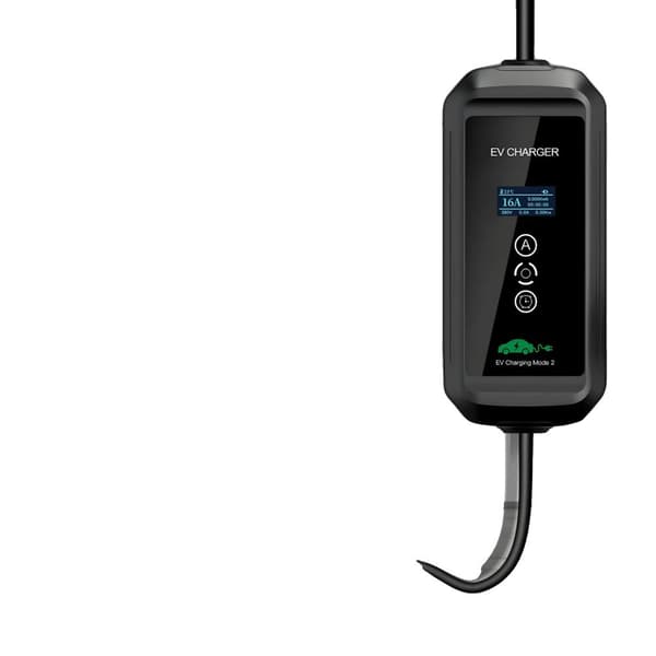 Bærbar EV-lader, 11KW Type 2, 10M længde, justerbar strøm,TYPE2