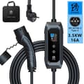 Pikkukuva 1 / 2: Kannettava sähköauton laturi, IEC62196-2, 16A maksimi, 3.5KW,Tyyppi2, TYYPPI2