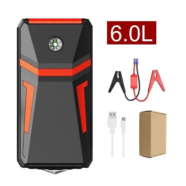 Bil Jump Starter, 1500A Spidsstrøm, Multifunktionelle Funktioner,30000mAh