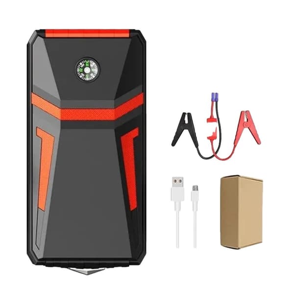 Bil Jump Starter, 1500A Spidsstrøm, Multifunktionelle Funktioner,30000mAh