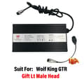 Pikkukuva 2 / 2: Sähköpotkulautalaturi, 84V lähtö, 5A nopea lataus, LED-indikaattori,Wolf King GTR:lle