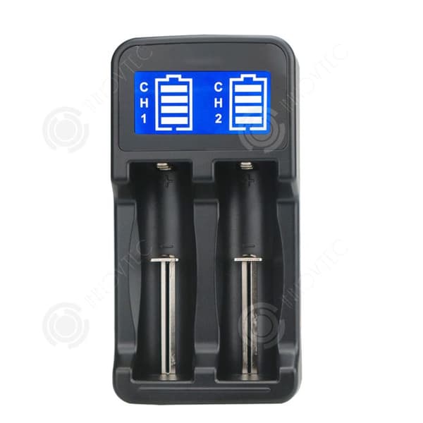 INN USB 18650 batteriladdare 4,2v 1000m för 2 batterier med digital display batteriladdare 18650 batteriadapter