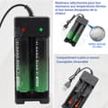 Miniatyrbild 3 av 4: INN USB 18650 laddare 4,2v 1000m för 2 batterier, professionell snabb laddare för 18650 batteri, batteriadapter