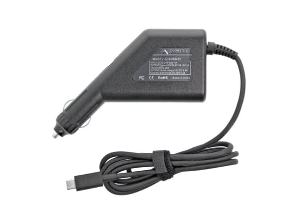 65W USB-C biloplader til bærbar computer